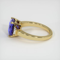 3.00 Ct. Color Change Sapphire Ring, 18K Yellow Gold 4
