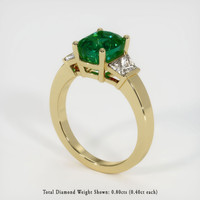 Emerald Ring 2.07 Ct., 18K Yellow Gold Preview