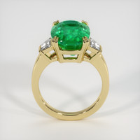 8.62 Ct. Emerald Ring, 18K Yellow Gold 3