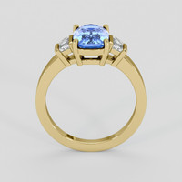 2.24 Ct. Blue Sapphire Ring, 18K Yellow Gold 3