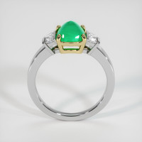 1.45 Ct. Emerald Ring, 18K Yellow & White 3