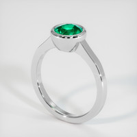 1.18 Ct. Emerald Ring, Platinum 950 2