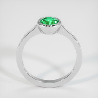 0.74 Ct. Emerald Ring, Platinum 950 3