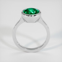 2.60 Ct. Emerald Ring, Platinum 950 3