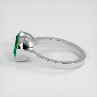 2.60 Ct. Emerald Ring, Platinum 950 4