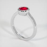 1.07 Ct. Ruby Ring, Platinum 950 2