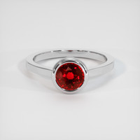 1.56 Ct. Ruby Ring, Platinum 950 1