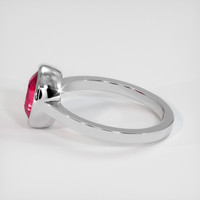 2.03 Ct. Ruby Ring, Platinum 950 4