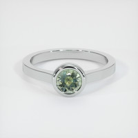 0.65 Ct. Sapphire Ring, Platinum 950 1