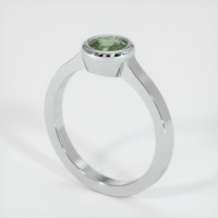 0.65 Ct. Sapphire Ring, Platinum 950 2
