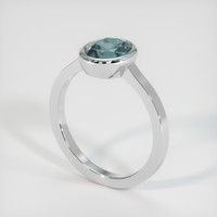 1.51 Ct. Sapphire Ring, Platinum 950 2