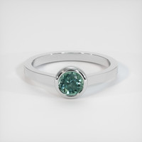 0.75 Ct. Sapphire Ring, Platinum 950 1