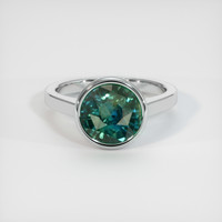 4.10 Ct. Sapphire Ring, Platinum 950 1