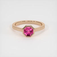 0.81 Ct. Gemstone Ring, 14K Rose Gold 1