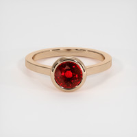 1.56 Ct. Ruby Ring, 14K Rose Gold 1