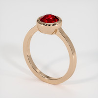 1.56 Ct. Ruby Ring, 14K Rose Gold 2