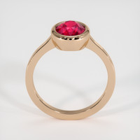 2.03 Ct. Ruby Ring, 14K Rose Gold 3