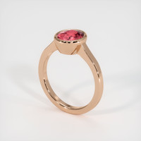 2.04 Ct. Padparadscha Sapphire Ring, 14K Rose Gold 2