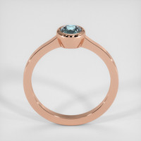 0.81 Ct. Sapphire Ring, 14K Rose Gold 3