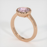 2.21 Ct. Sapphire Ring, 14K Rose Gold 2