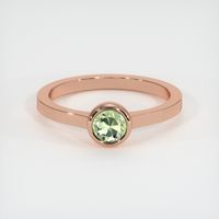 0.78 Ct. Sapphire Ring, 14K Rose Gold 1