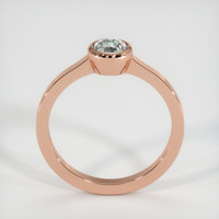 0.74 Ct. Sapphire Ring, 14K Rose Gold 3