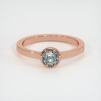 0.68 Ct. Sapphire Ring, 14K Rose Gold 1