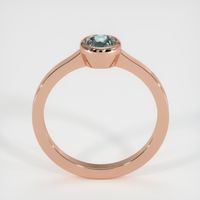 0.68 Ct. Sapphire Ring, 14K Rose Gold 3