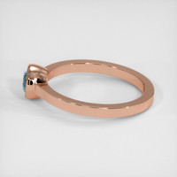 0.81 Ct. Sapphire Ring, 18K Rose Gold 4