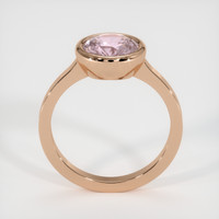 2.21 Ct. Sapphire Ring, 18K Rose Gold 3