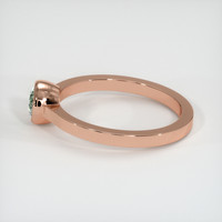 0.74 Ct. Sapphire Ring, 18K Rose Gold 4