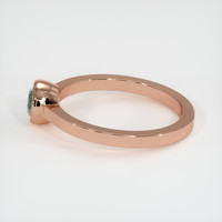 0.68 Ct. Sapphire Ring, 18K Rose Gold 4