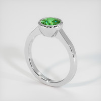 1.54 Ct. Tsavorite Garnet Ring, 10K White Gold 2