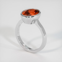 5.16 Ct. Gemstone Ring, 14K White Gold 2