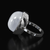 21.15 Ct. Gemstone Ring, 14K White Gold 4