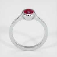 0.97 Ct. Ruby Ring, 14K White Gold 3