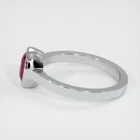 0.97 Ct. Ruby Ring, 14K White Gold 4