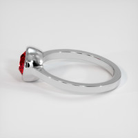 1.56 Ct. Ruby Ring, 14K White Gold 4