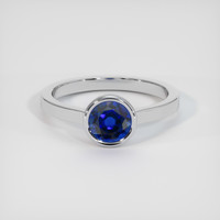 0.94 Ct. Sapphire Ring, 14K White Gold 1