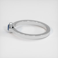 0.46 Ct. Sapphire Ring, 14K White Gold 4