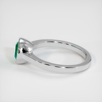 1.18 Ct. Emerald Ring, 18K White Gold 4