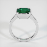 2.58 Ct. Emerald Ring, 18K White Gold 3