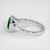 2.62 Ct. Emerald Ring, 18K White Gold 4