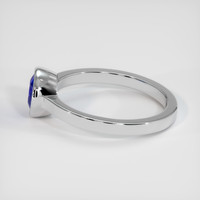 0.94 Ct. Sapphire Ring, 18K White Gold 4