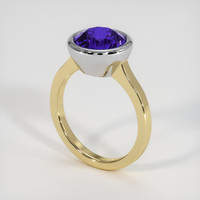 3.51 Ct. Gemstone Ring, 14K White & Yellow 2