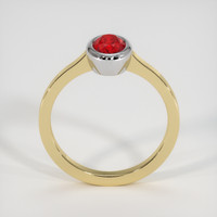 1.02 Ct. Ruby Ring, 14K White & Yellow 3