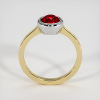 1.56 Ct. Ruby Ring, 14K White & Yellow 3