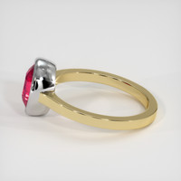 2.03 Ct. Ruby Ring, 14K White & Yellow 4