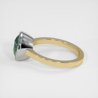 4.10 Ct. Sapphire Ring, 14K White & Yellow 4