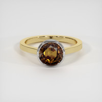 1.83 Ct. Gemstone Ring, 18K White & Yellow 1